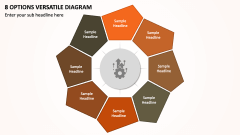 8 Options Versatile Diagram PPT Slide 1