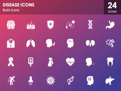 Disease Icons PPT Slide 1