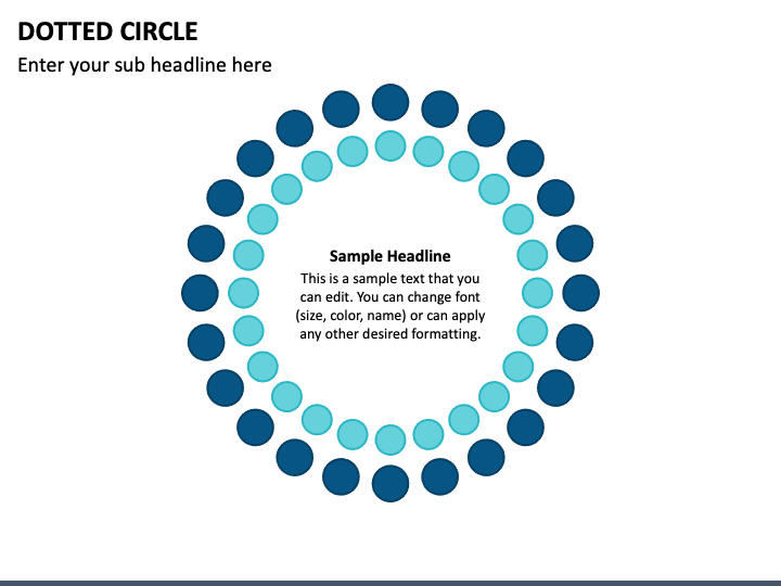 Dotted Circle PPT Slide 1