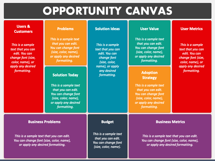 Opportunity Canvas PPT Slide 1