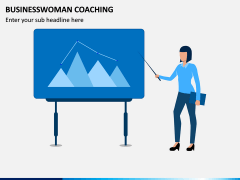 Businesswoman Coaching PPT Slide 1