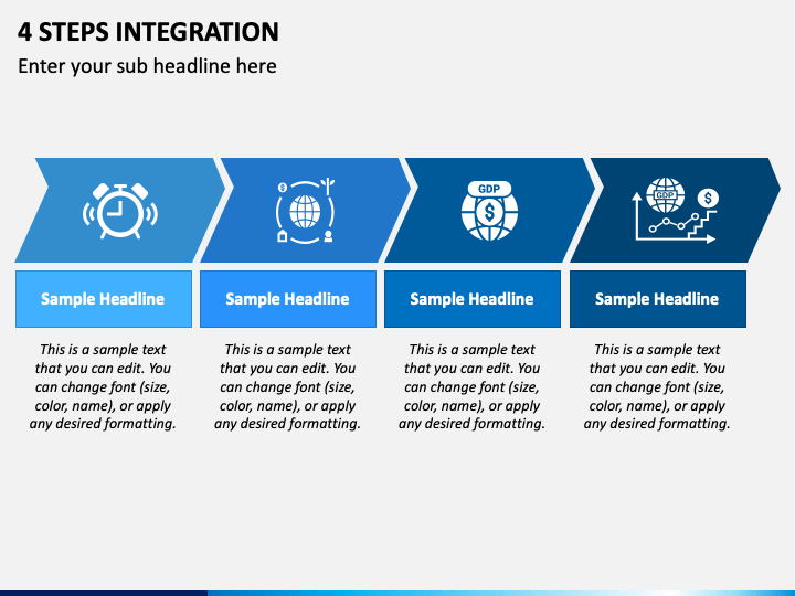 4 Steps Integration PowerPoint Presentation Slides - PPT Template