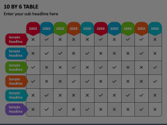 10 By 6 Table Animated Presentation - SketchBubble
