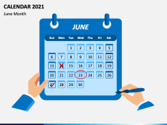 Calendar 2021 Type 1 PPT Slide 6