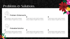 Creative Floral Theme PPT Slide 8