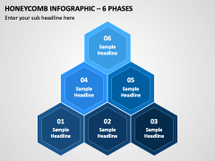 Honeycomb Infographic - 6 Phases PPT Slide 1