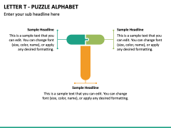 Letter T - Puzzle Alphabet PPT Slide 2