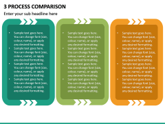 3 Process Comparison PPT Slide 2