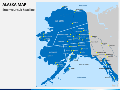 Alaska Map PPT Slide 1