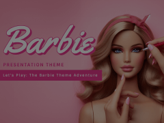 Barbie Theme Animated Presentation - SketchBubble
