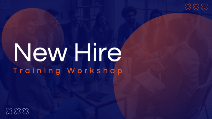 New Hire Training Workshop PPT Slide 1
