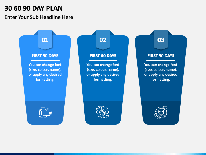 30 60 90 Day Plan Free PPT Slide 1
