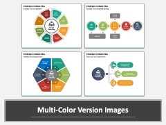 Strategic Consulting PPT Multicolor Combined