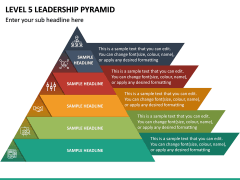 Level 5 Leadership Pyramid PowerPoint and Google Slides Template - PPT ...