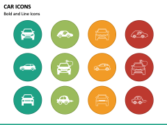 Car Icons PPT Slide 2
