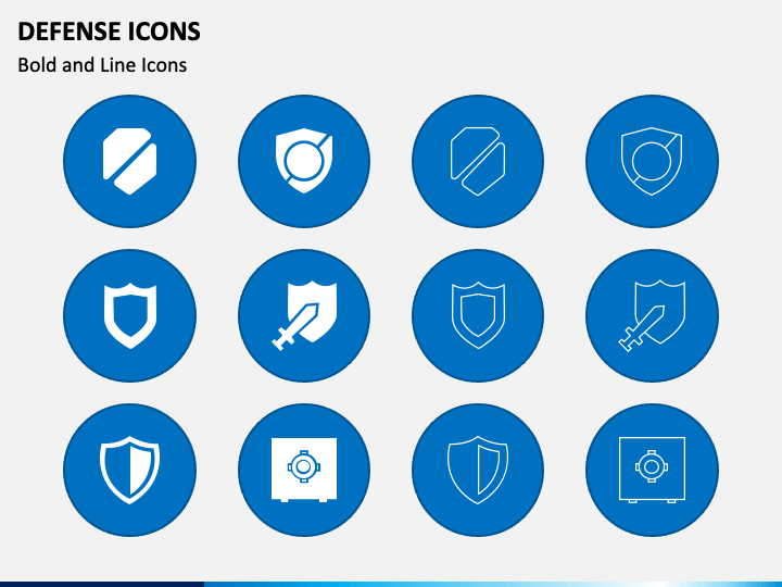 Defense Icons Slide 1