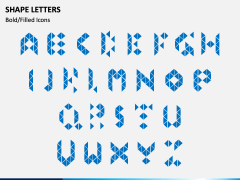 Shapes Letters PPT Slide 1