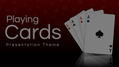 Playing Cards Presentation Theme Animated Presentation - SketchBubble