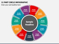 Free 11 Part Circle Infographic For PowerPoint And Google Slides