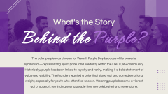 Wear it Purple Day PPT Slide 3