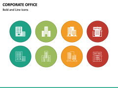 Corporate Office Icons PPT Slide 2