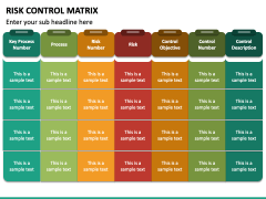 Risk Control Matrix PPT Slide 1