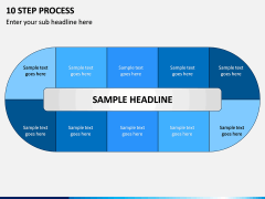 10 Step Process PPT Slide 1