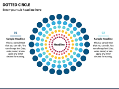 Dotted Circle PPT Slide 2