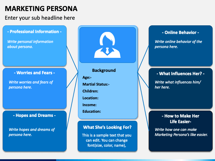 Marketing Persona PowerPoint Template - PPT Slides
