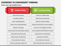 Divergent Vs Convergent Thinking PPT Slide 2