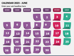 Calendar 2023 PPT Slide 6