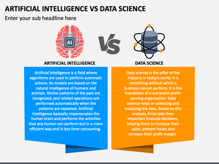 Artificial Intelligence Vs Data Science PPT Slide 1
