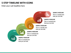 5 Step Timeline With Icons PPT Slide 2