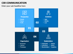 CSR Communication PowerPoint and Google Slides Template - PPT Slides