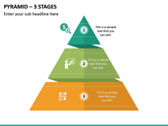 Pyramid - 3 Stages PPT Slide 2