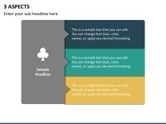 3 Aspects PowerPoint Template - PPT Slides