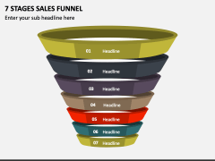 7 Stages Sales Funnel PPT Slide 1