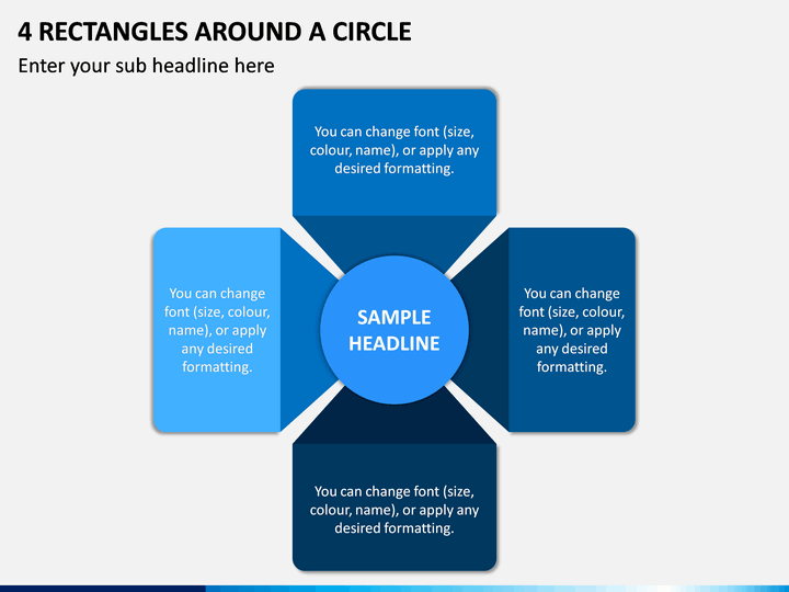 4 Rectangles Around a Circle PPT Slide 1