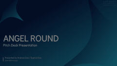 Angel Round Pitch Deck Animated Presentation - SketchBubble