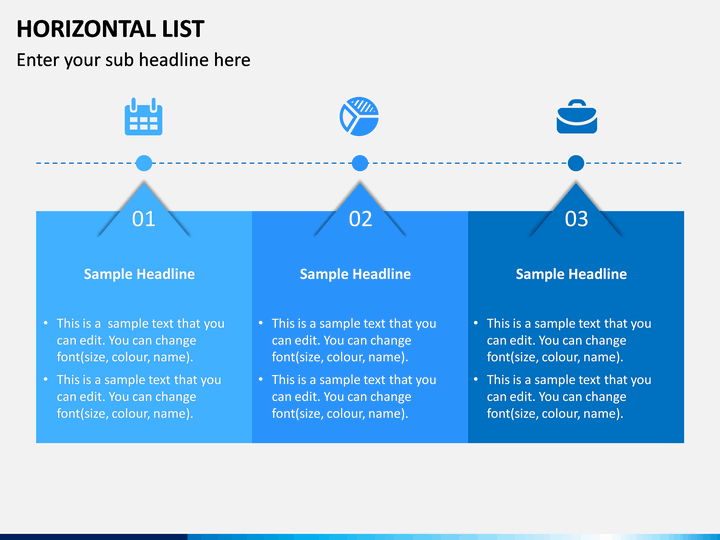 Horizontal List Infographics for PowerPoint and Google Slides - PPT Slides