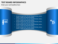 Text Board Infographics PPT Slide 1