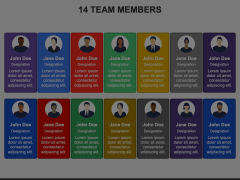 14 Team Members Animated Presentation - SketchBubble