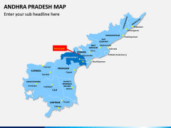 Andhra Pradesh Map PPT Slide 1