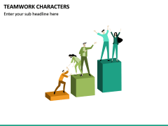 Teamwork Characters PPT Slide 5