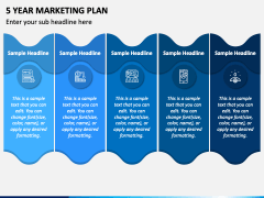 5 Year Marketing Plan PPT Slide 1