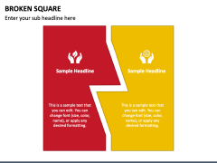 Broken Square PPT Slide 1