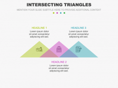 Intersecting Triangles PowerPoint and Google Slides Template - PPT Slides