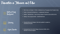 Amitabh Bachchan Presentation PPT Slide 4