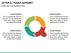 Letter Q - Puzzle Alphabet PPT Slide 2
