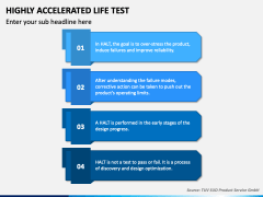Highly Accelerated Life Test PPT Slide 1
